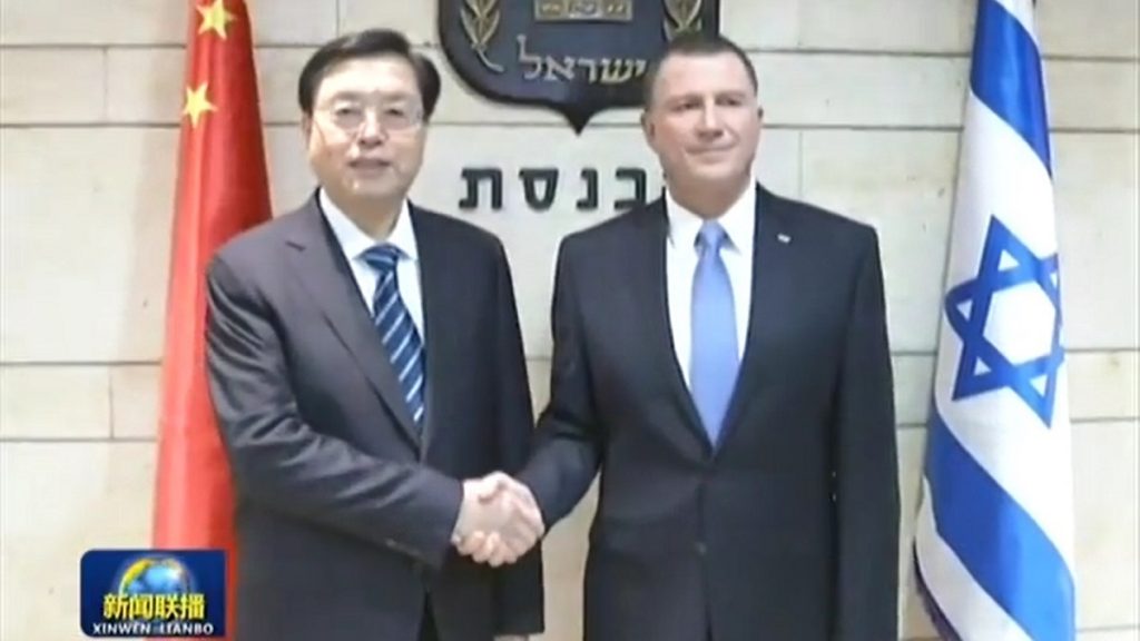 חדשות בסינית - ביקור פוליטי בישראל