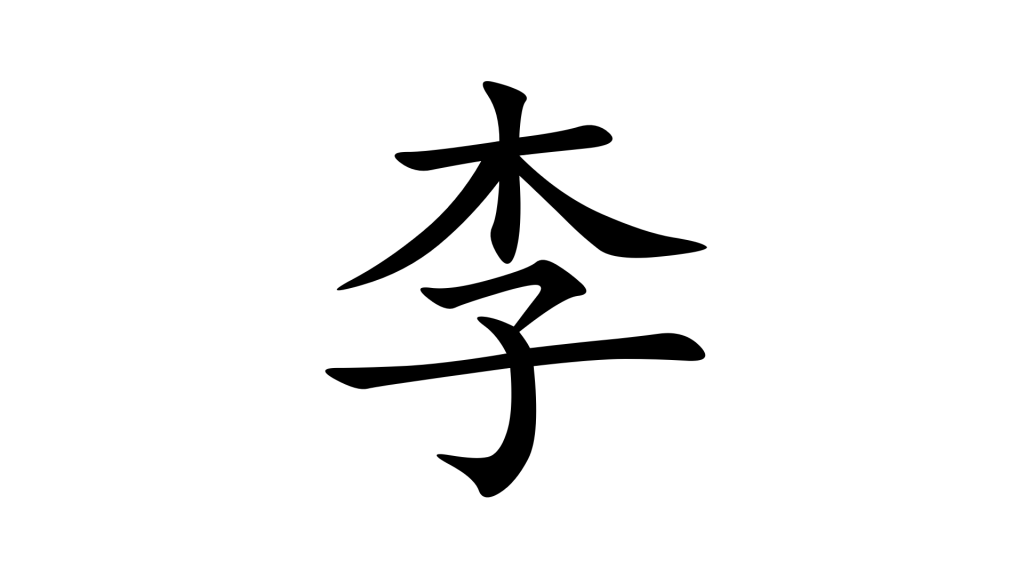 לי - שם משפחה נפוץ בסינית מנדרינית